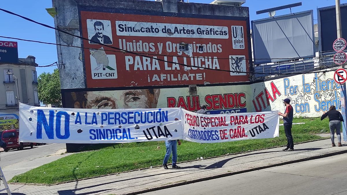 Sindicato de cañeros acampa frente al Parlamento por renovación del seguro especial